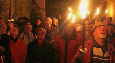 Visite guidée de Mézières aux flambeaux ©Philippe Mangen